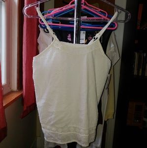 NWT Cute White Tank Top